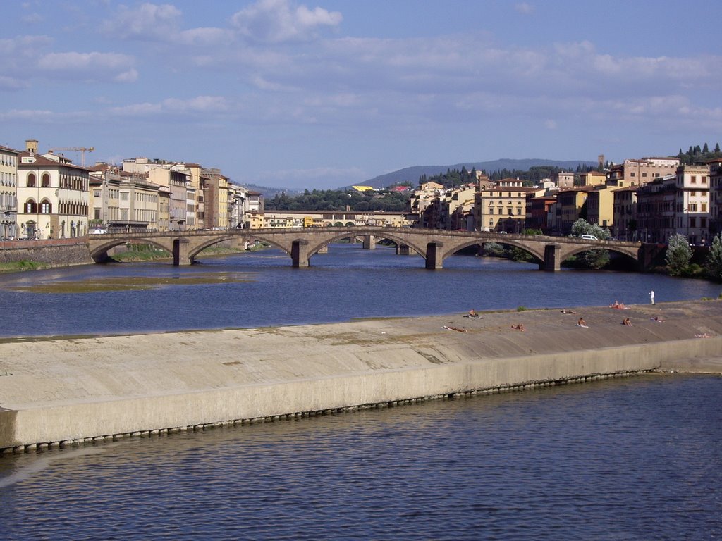 Firenze from the ponte san niccolo by salsaturbo