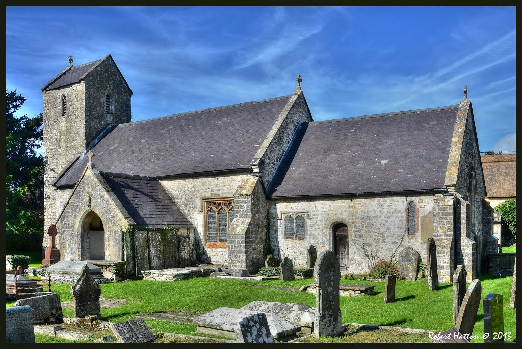 Holy Trinity Llandow 11th Century Church by Robert Hatton