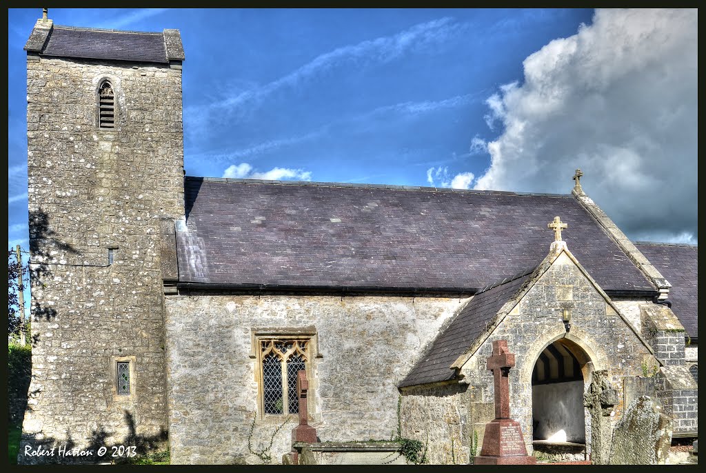 Holy Trinity Llandow 11th Century Church by Robert Hatton