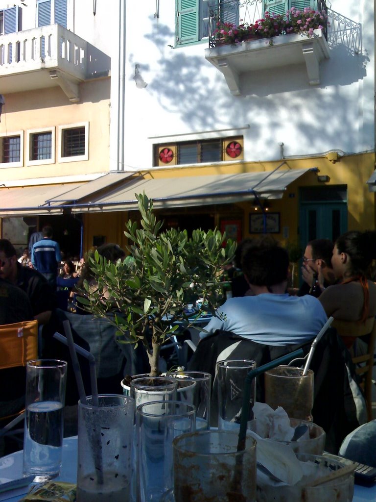 Cafe in Old Town, Chania by menelaos