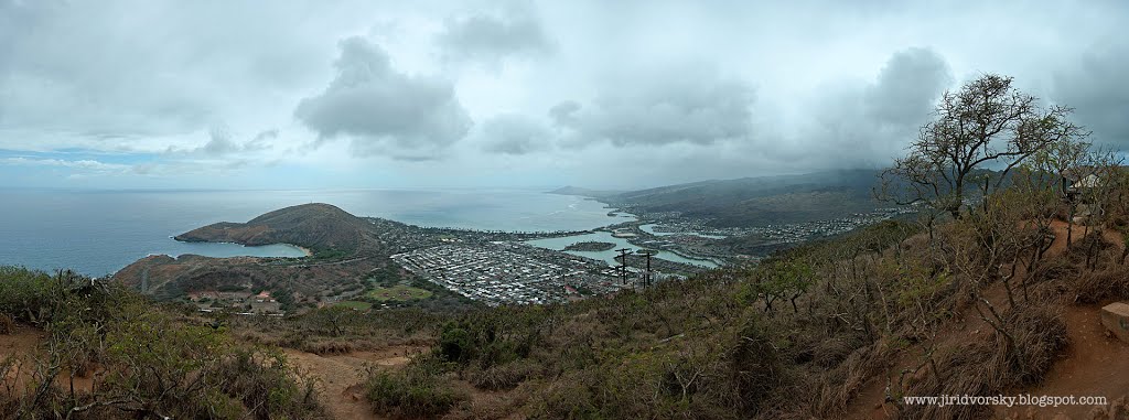 Hawaii Kai from the top of Koko Crater, HI, USA by Jiri Dvorsky