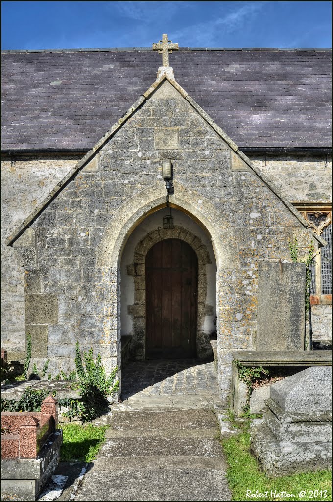 Holy Trinity Llandow 11th Century Church by Robert Hatton