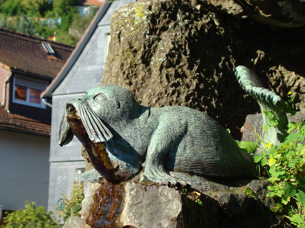 Biedenkopf (Brunnen) Marktplatz. August 2012 by DortmundWestfalica