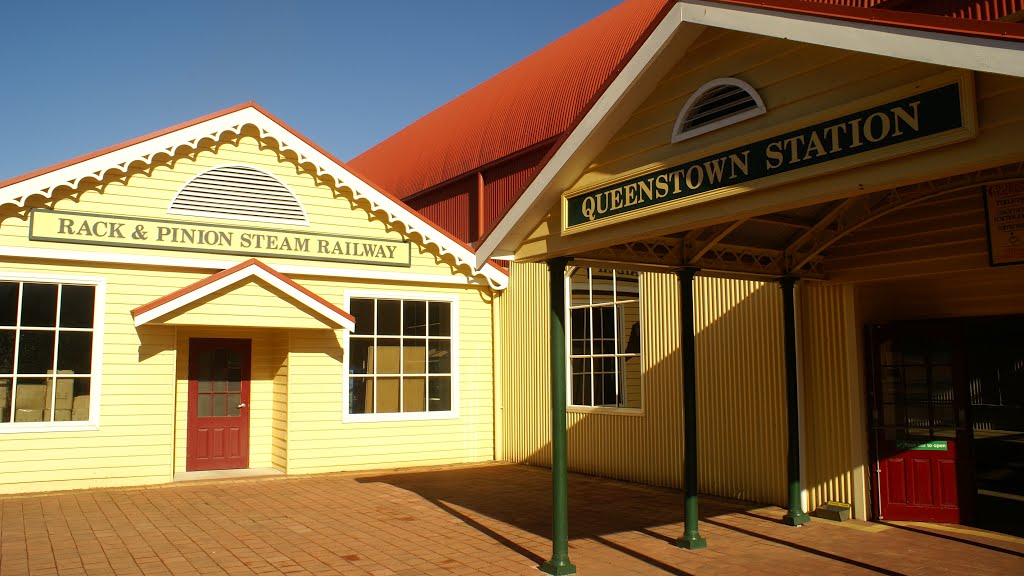 Queenstown Railroad Station, Tasmania by evenou