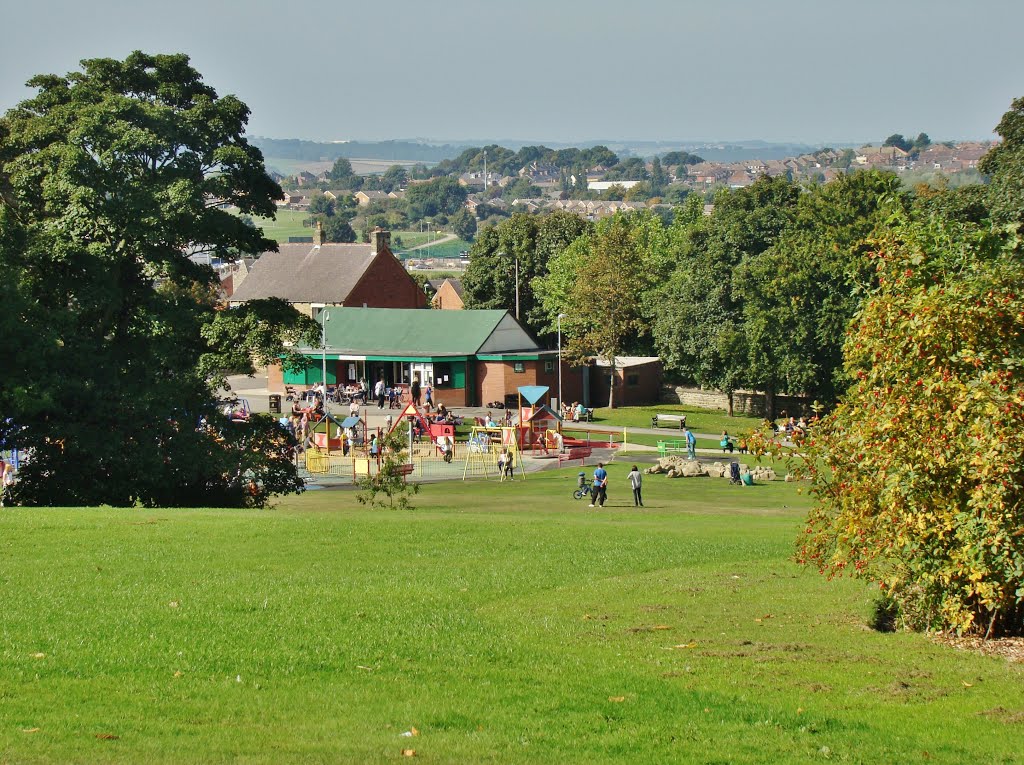 The playground and cafe 3, Locke Park, Barnsley S70 by 6by7en