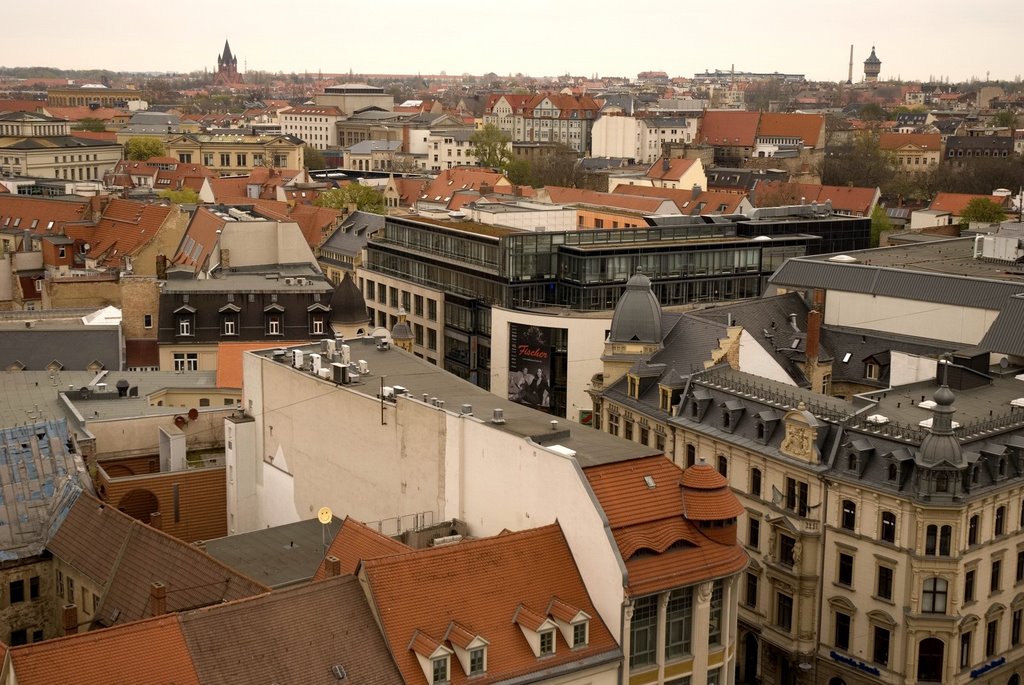 Blick über die Stadt von den Hausmannstürmen by Thoralf Schade