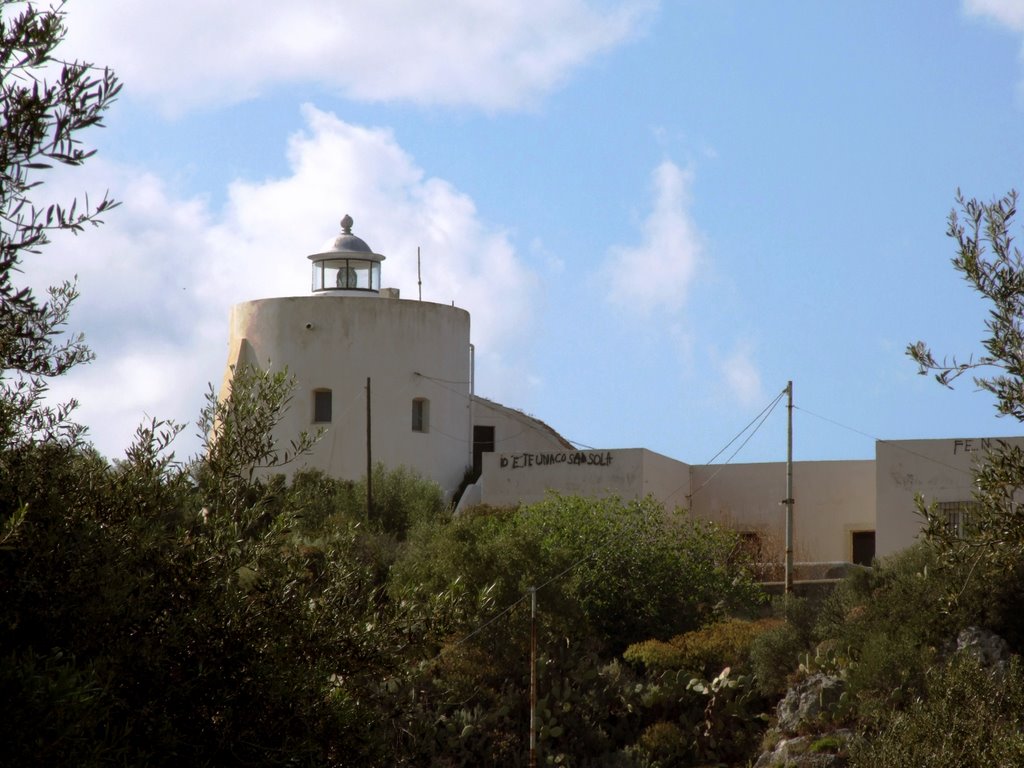 Il faro di Capo Milazzo by antonio iacullo