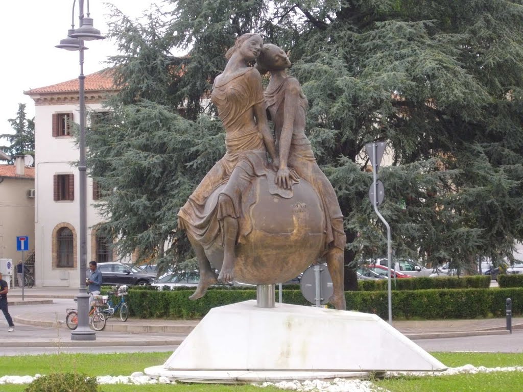 Monument "Due Carrare" von Alessandra Urso by johnpaulgeorgeringo