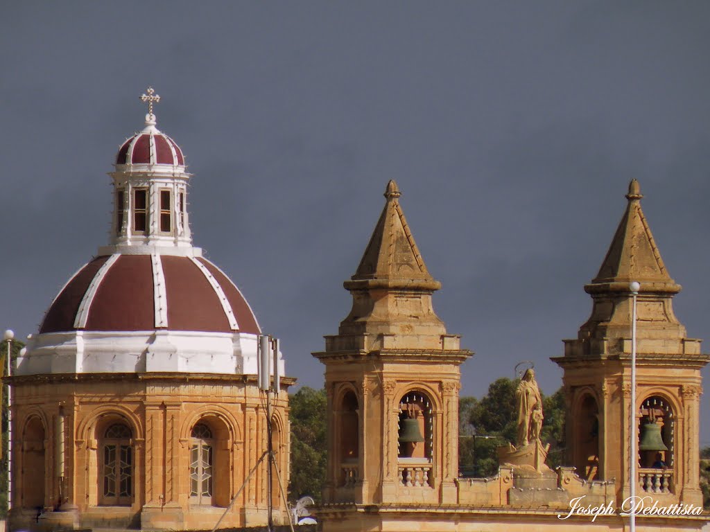 'Dome and Spires' Marsaxlokk, Malta by Joseph Debattista