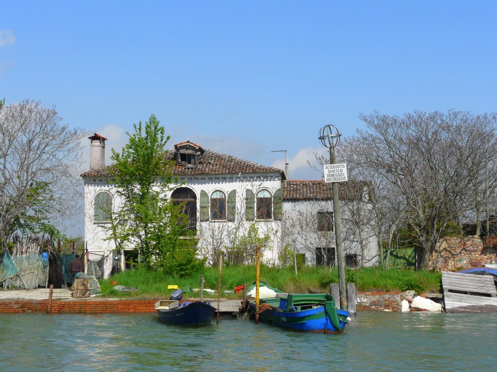 En Route To Torcello, Venetian Lagoon by Anne Wiese