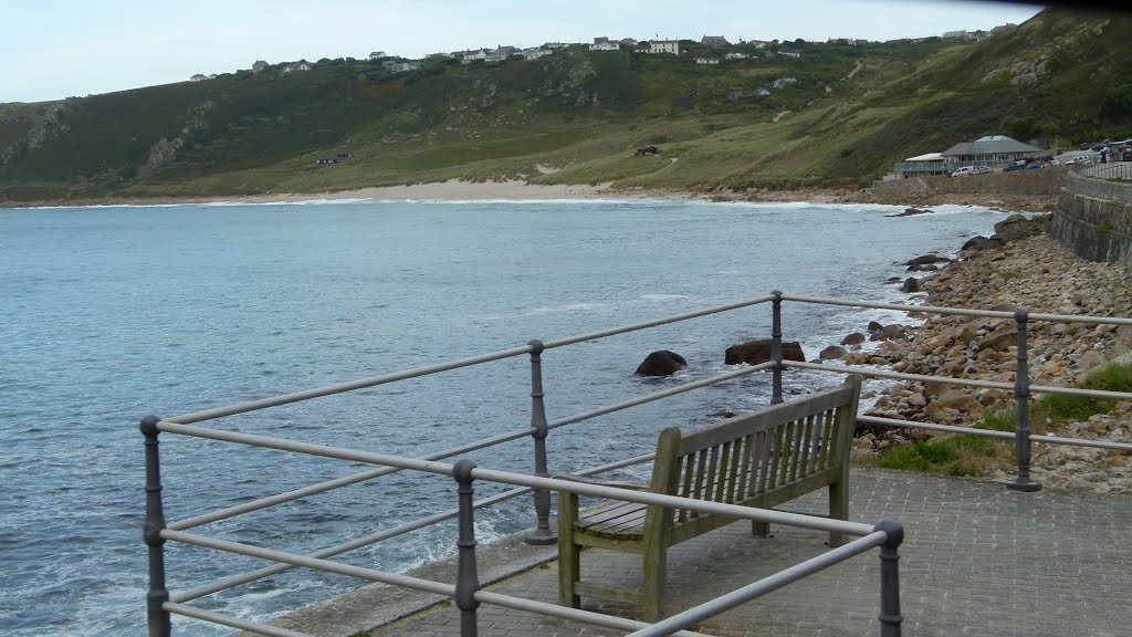 Sennen Colve from a bus, Summer 2013 by Si-UK