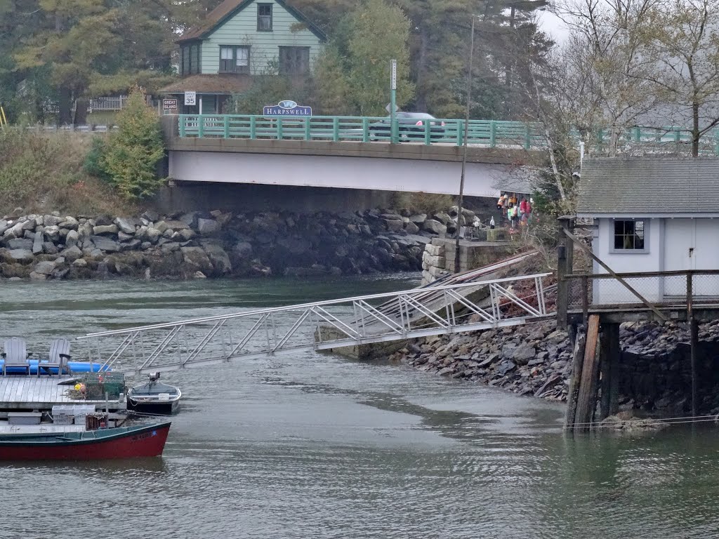 The Gurnet Bridge, Brunswick-Harpswell, Maine by Taoab