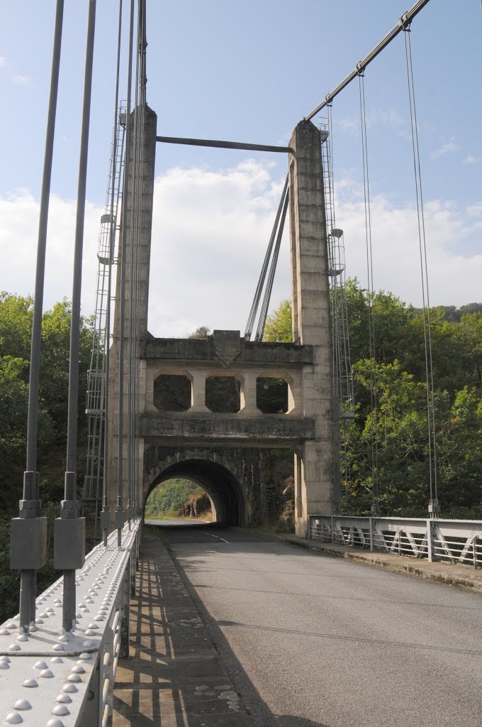 Brug over de Dordogne by Ben de Graaf Bierbrauwer