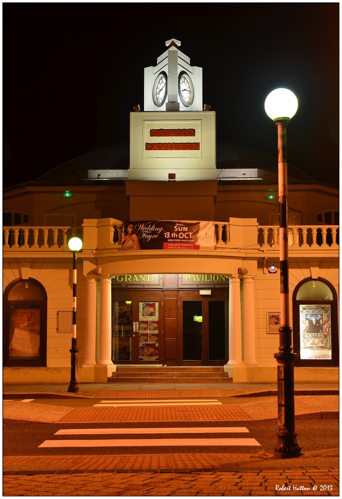 Porthcawl Grand at night by Robert Hatton