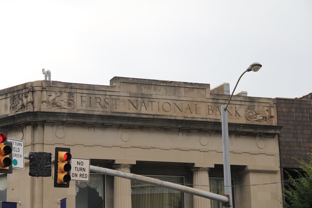 First National Bank Sign, Danville PA by John MacKinnon