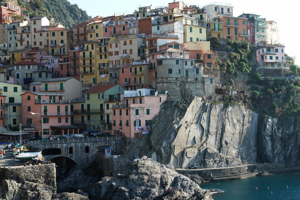 Riomaggiore en su esplendor- 5 terre by bruno pellegrino