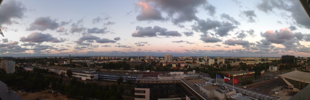 View on Gdańsk Przymorze from Olivia Sky Club conference centre by trecio