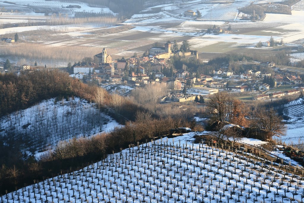 Vigne innevate sopra Bubbio by cello974