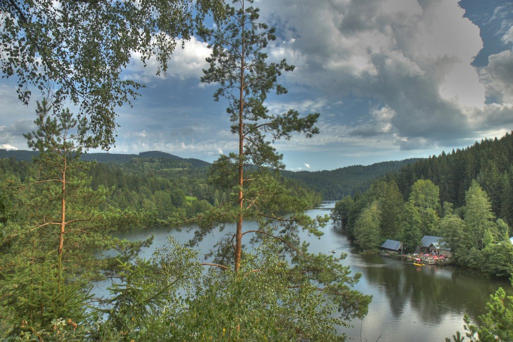 Blick auf den Höllensteinsee by Horst Reisinger