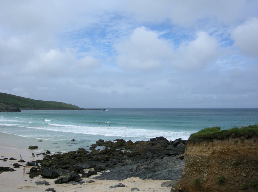 Porthmeor Beach, St Ives by John S Bacon