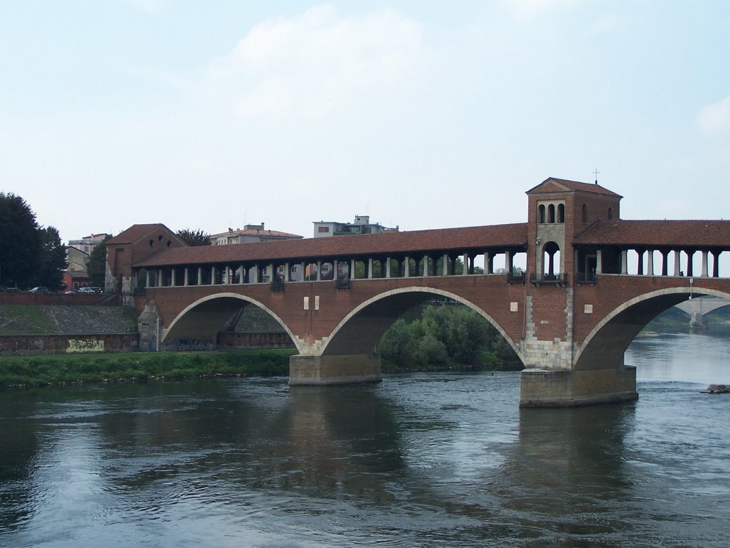 Pavia - Il Ponte Coperto - Origine romana by Konstantin Mitroshenko for Italy