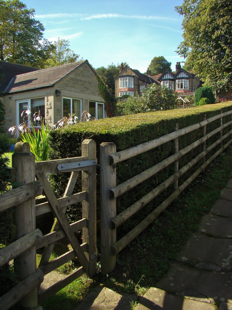 Entrance to property from footpath leading down to Main Road, Grindleford S32 by six45ive