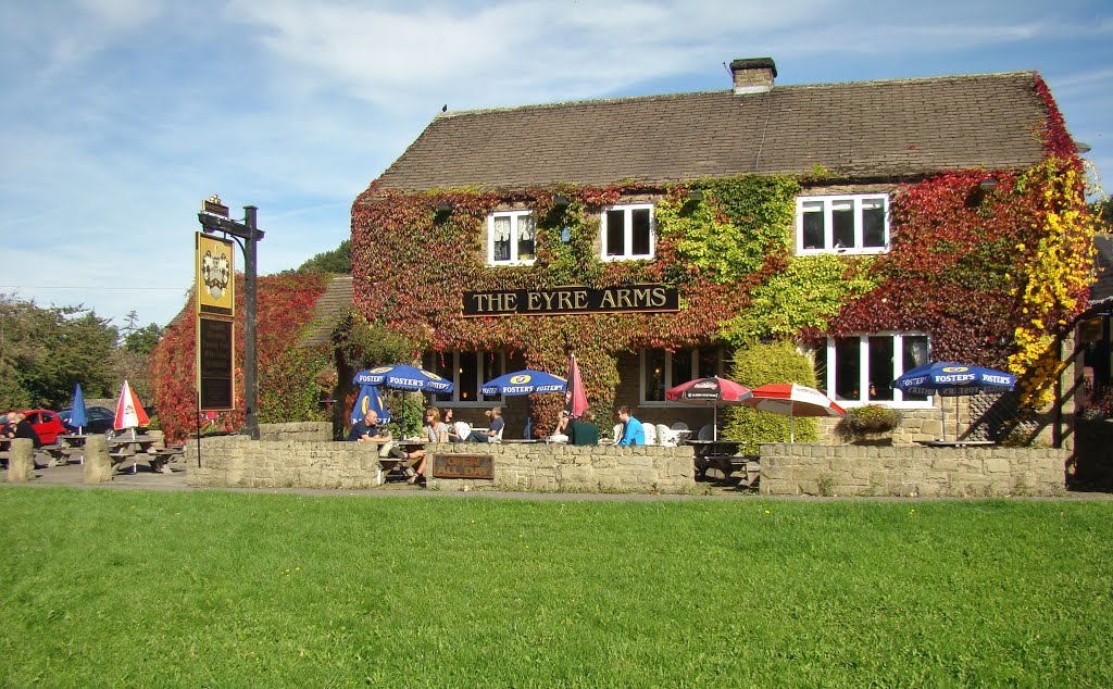 The Eyre Arms in autumnal livery at the junction of Main Road/Kingsgate, Calver S32 by six45ive