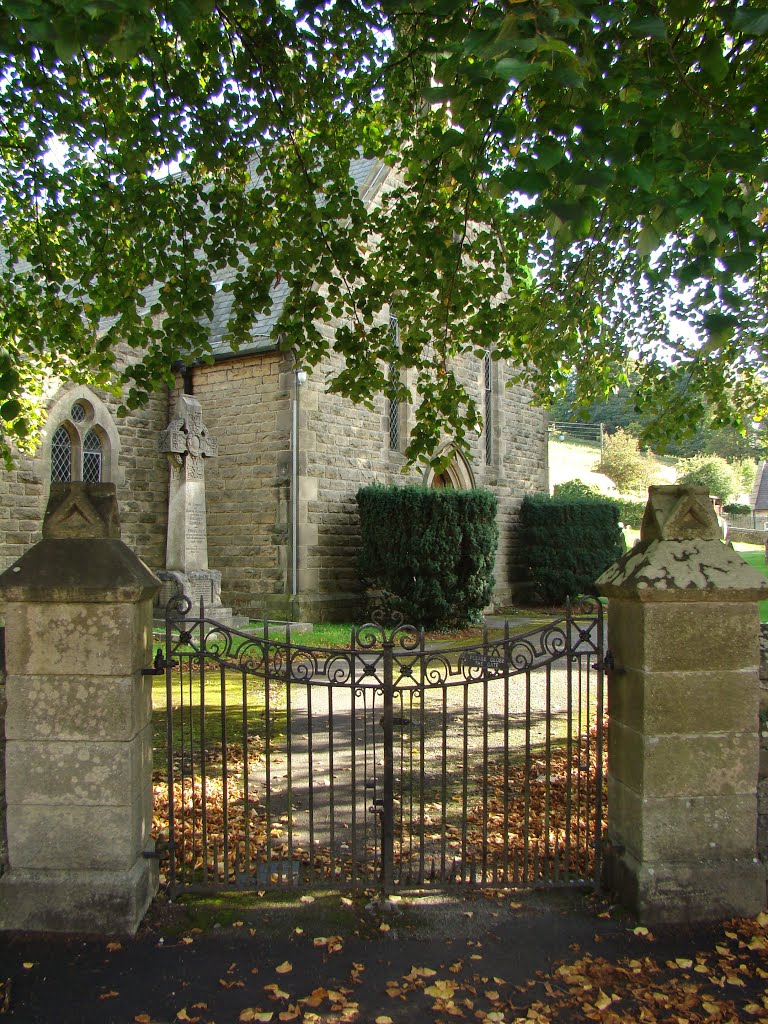 Entrance to All Saints church at the bottom of Curbar Hill, Curbar S32 by six45ive