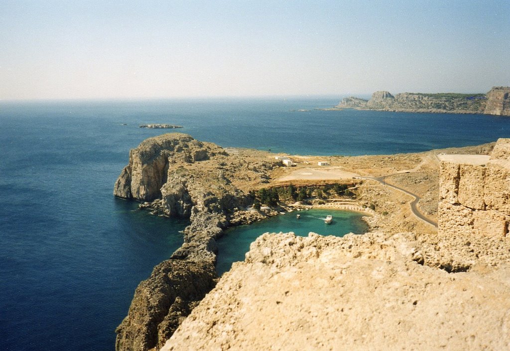 Lindos view from castle {rhodos} by marian06