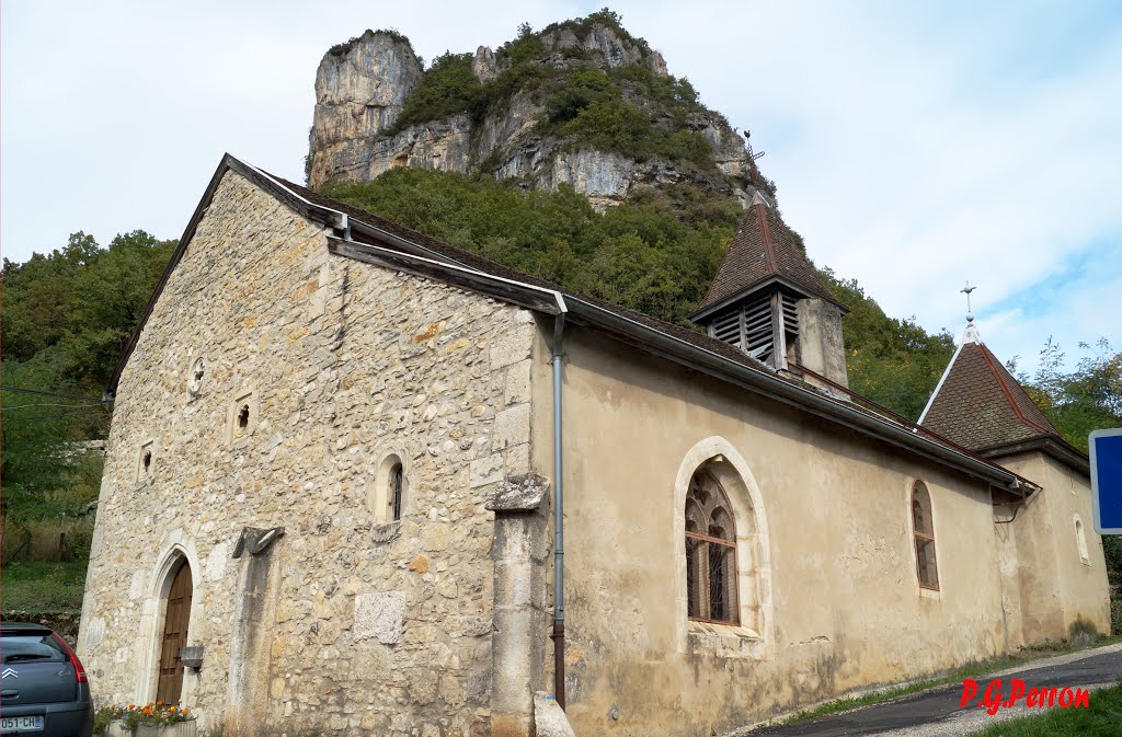 Eglise de Serrières-de-Briord by P.G.Perron