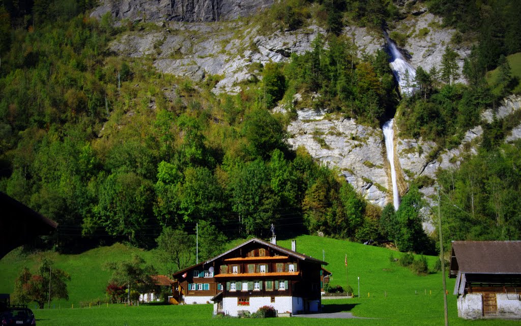 Wasserfall Lungern OW Swiss by Ruedi (⊙o⊙)