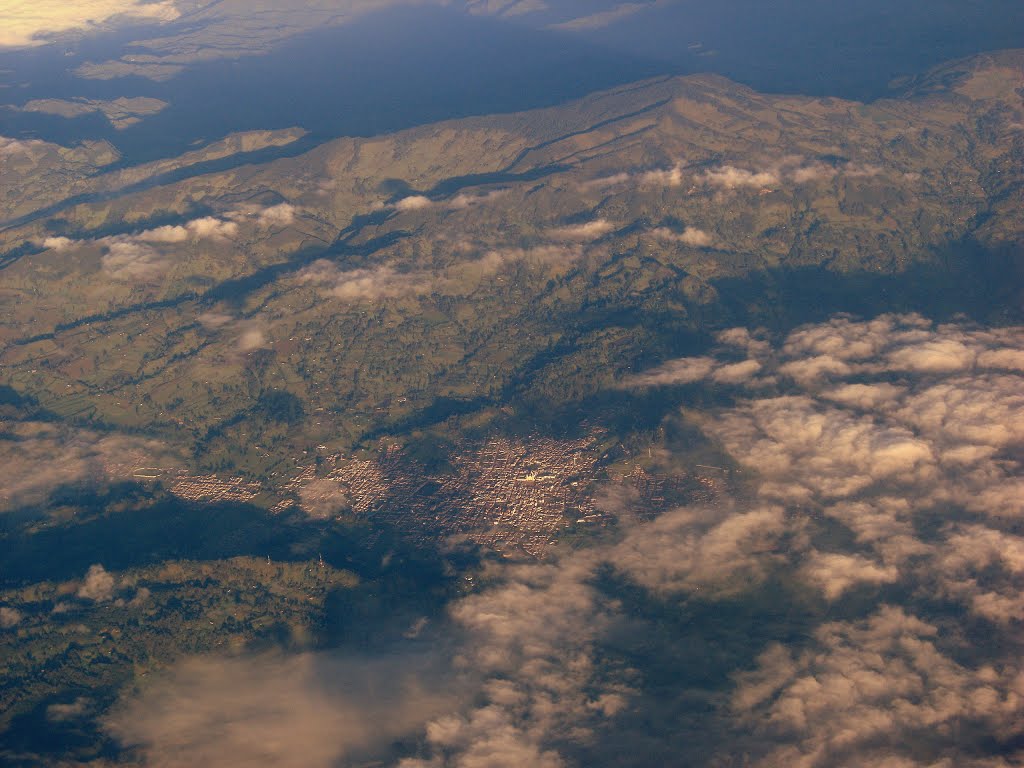 Barbosa, Santander, Colombia, vista aérea 2008 by jforero