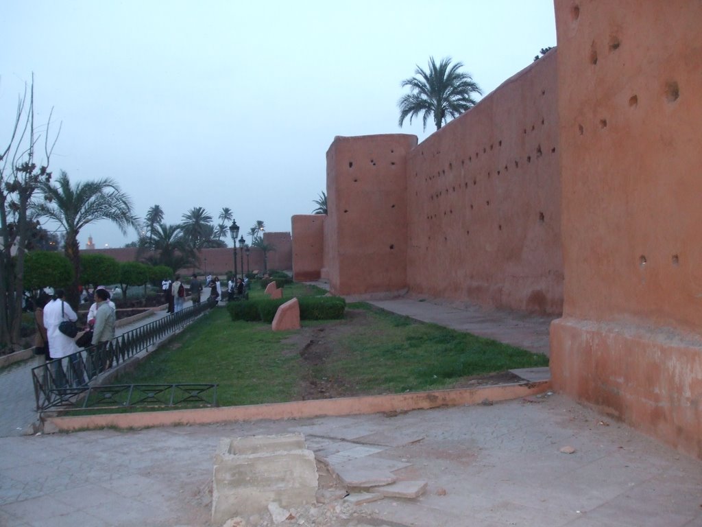 Old City Wall-Marrakech by e.njoy