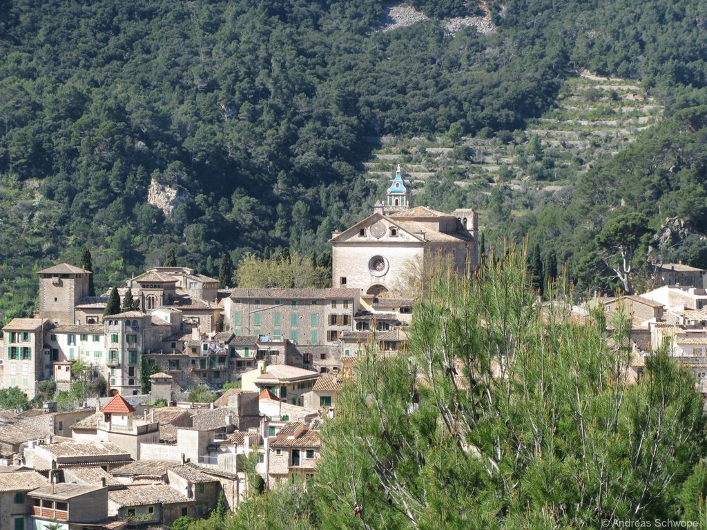 Blick auf das obere Valldemossa by Andreas Schwope