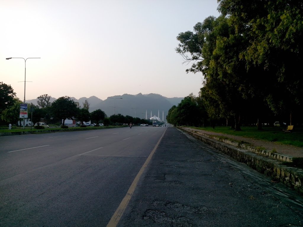 Faisal Avenue to Faisal Mosque Islamabad By Dr Obaid Ansari by DrObaidAnsari