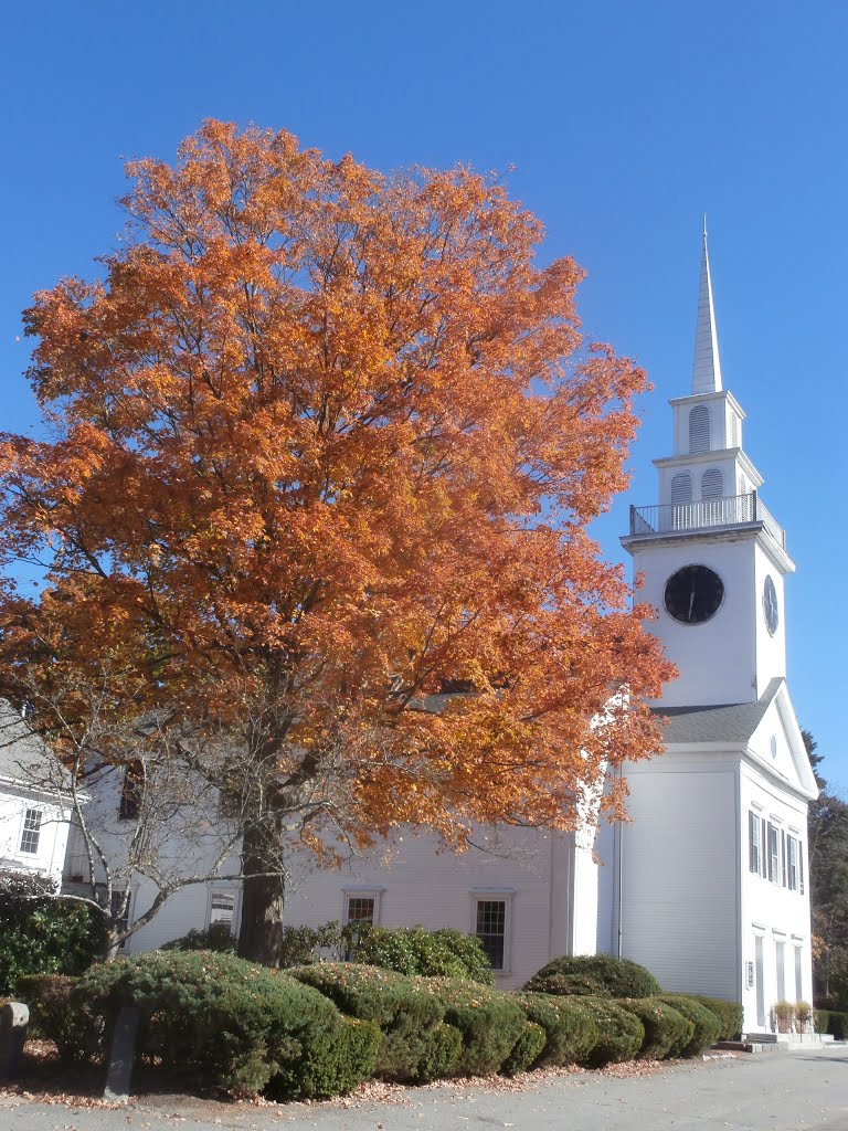 Colorful maple tree next to Grace Bible Church by chris1073