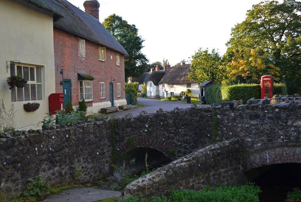 Red boxes in Gittisham by Jim Rider