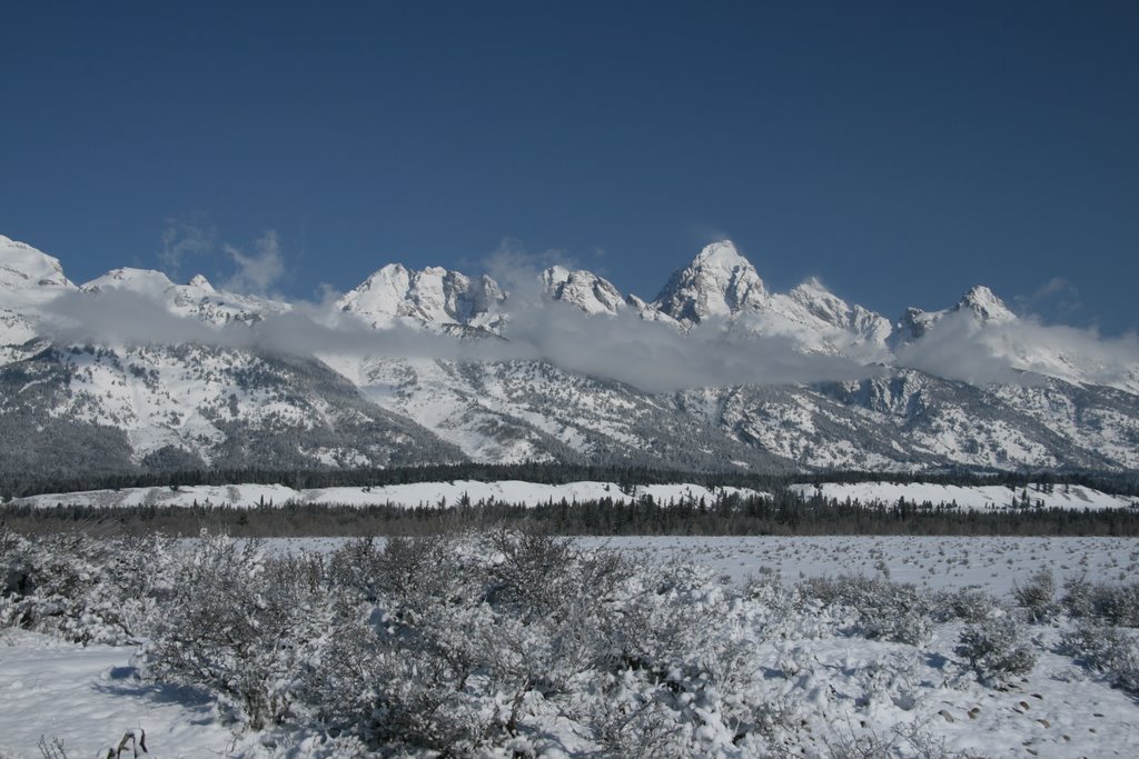 Cloud Play, Grand Teton National Park, Wyoming by Richard Ryer