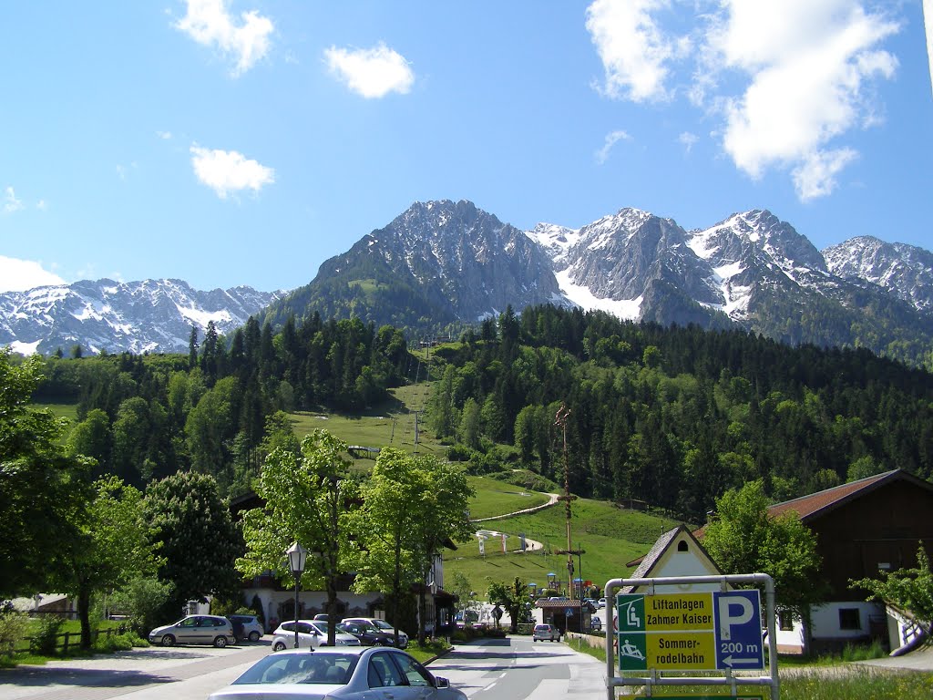 Walchsee-Durchholzen - pohľad na (view of) Pyramidenspitze -28.5.2013 by Ľubo Sivák (SK)