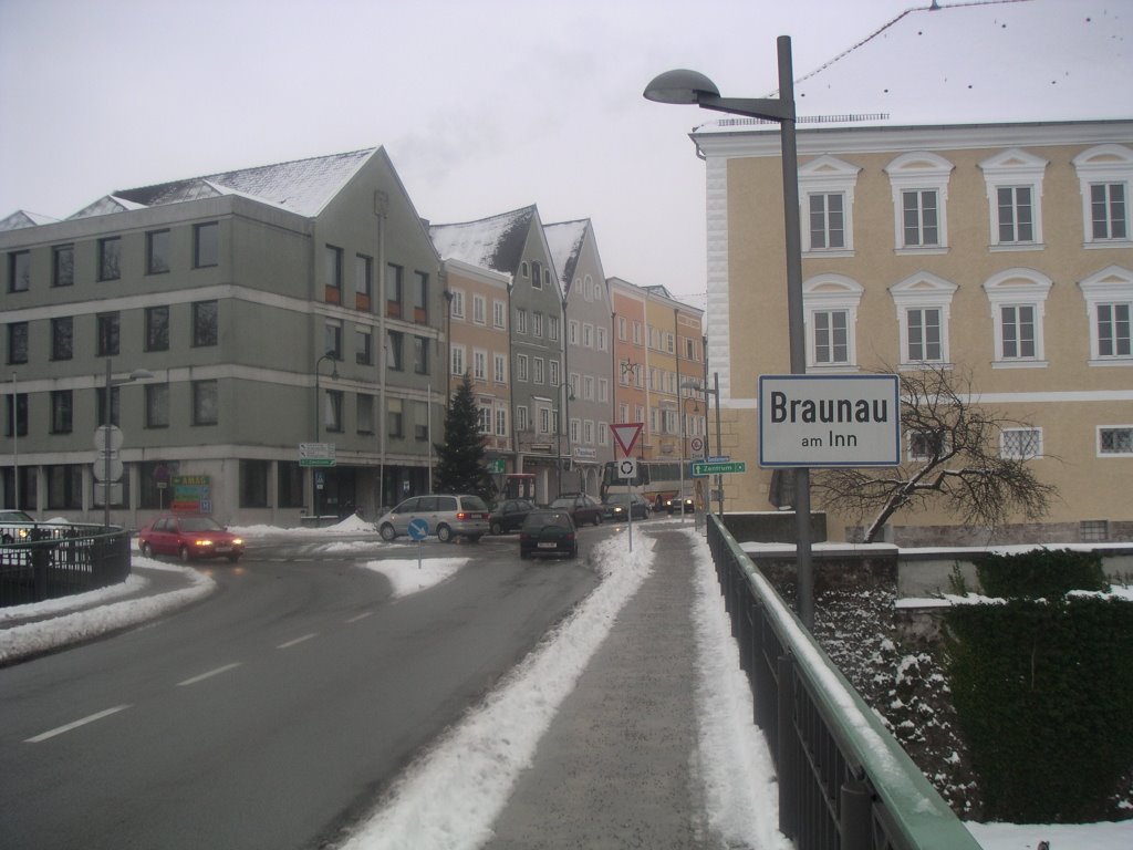 Braunau from the bridge by Matt Ranftl