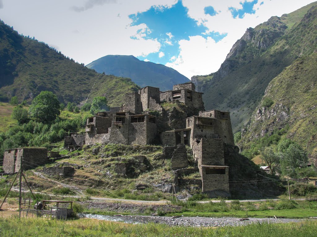 Shatili, Georgia by David Guruli