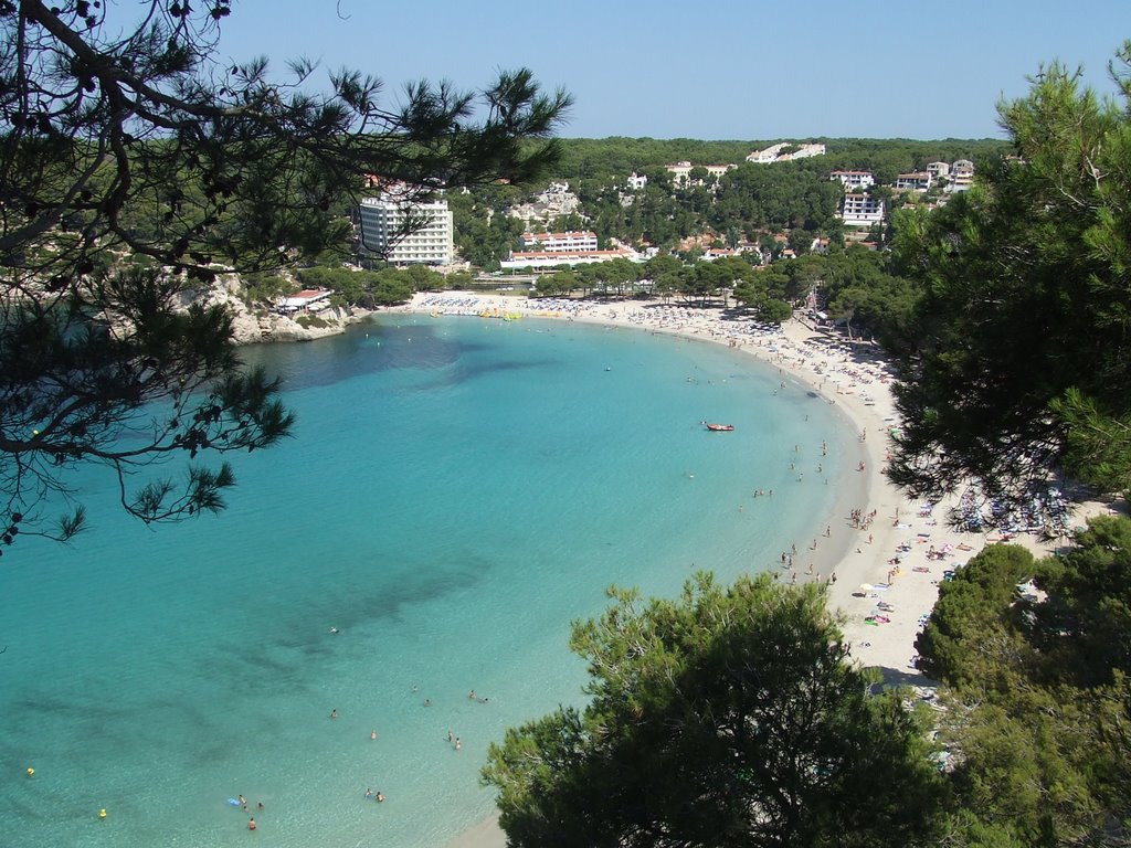 Cala Galdana from Villa Annie by mick tyson