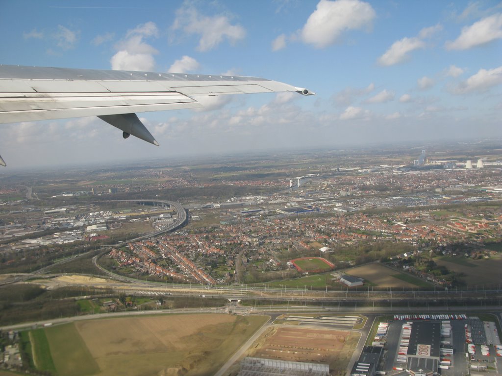 Brussels by plane by SMN