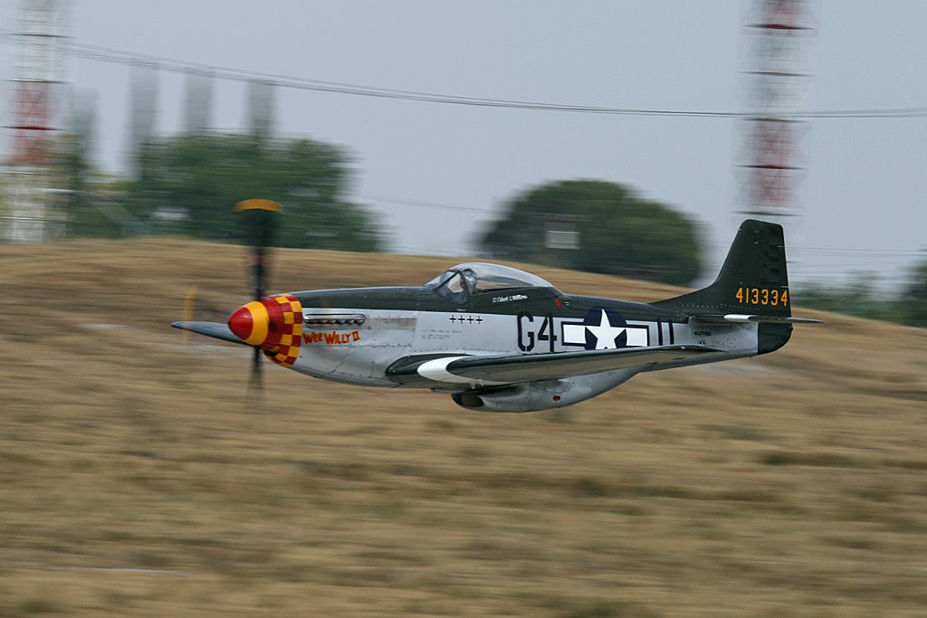 P-51 Mustang at Riverside Airshow 2008 by warbirdfotos