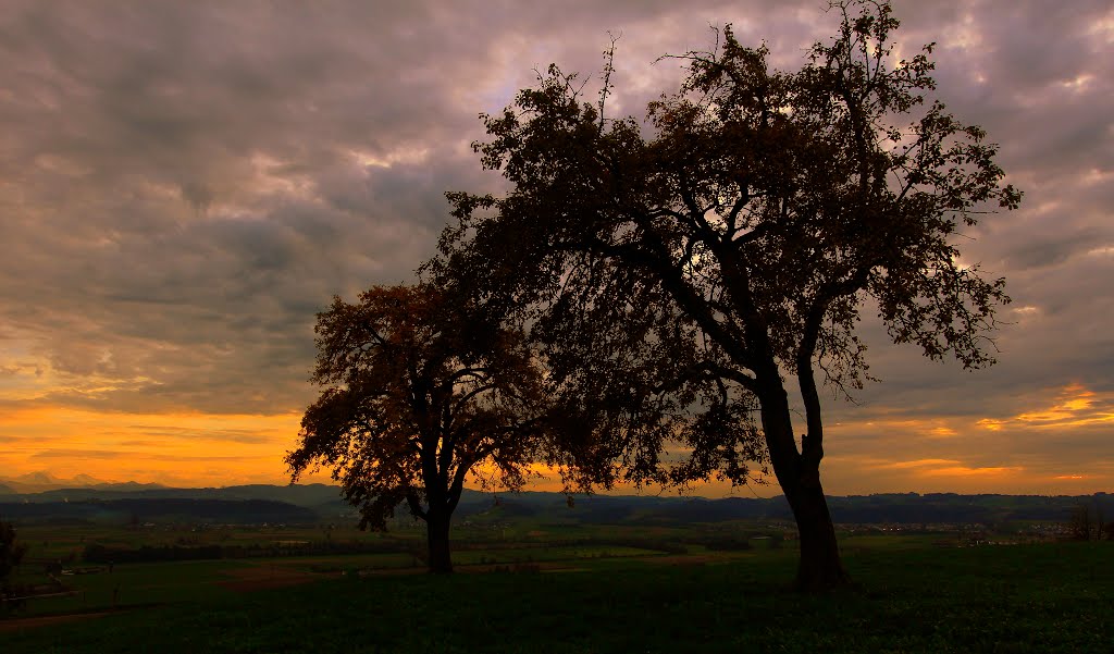 Abendstimmung auf dem Santenberg by egliandré