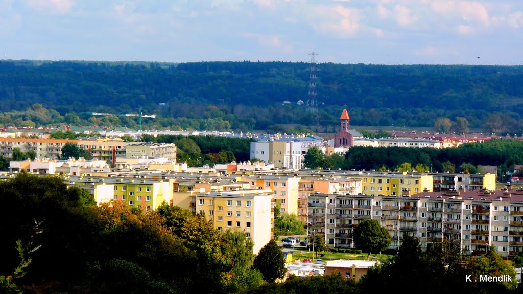 Bydgoszcz, Polska.- Jesienne widoki z okolicy dawnego lotniska szybowcowego w Fordonie by Kazimierz .Mendlik