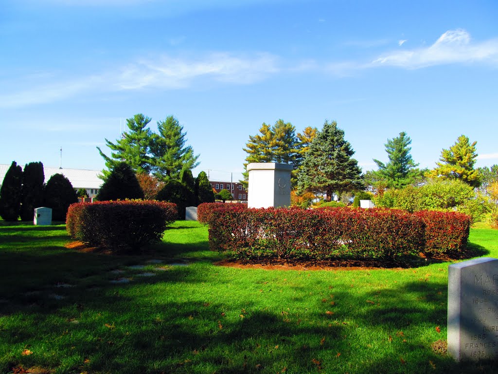 Edwin Chick Burleigh Memorial at the Forest Grove Cemetery by MementoMori