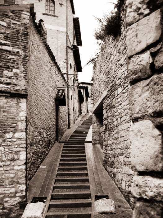 Assisi steps by BrentA