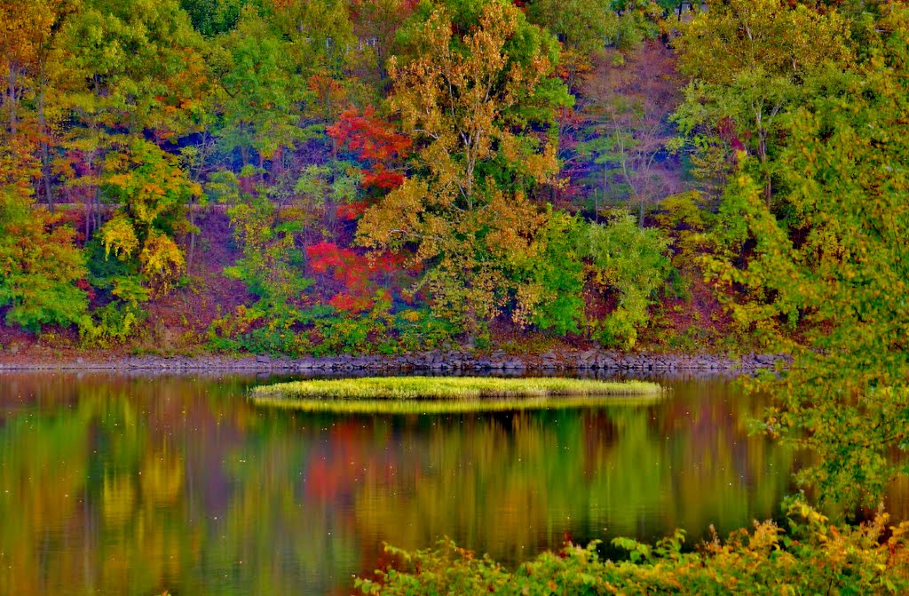 Bloomsburg, Pennsylvania during foliage season by Mariamichelle117