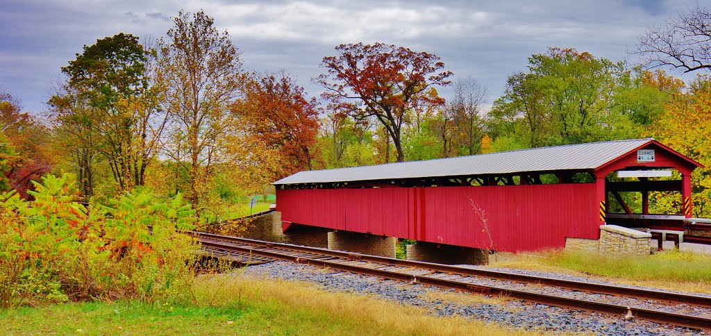 Bloomsburg, Pennsylvania during foliage season by Mariamichelle117